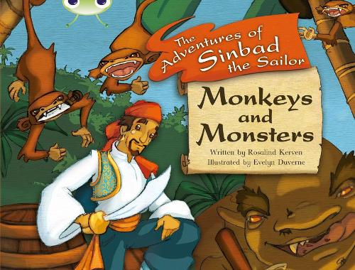 Бумажная книга «Bug Club Guided Fiction Year Two White A Monkeys and Monsters», автор Розалинд Кервен - фото №1