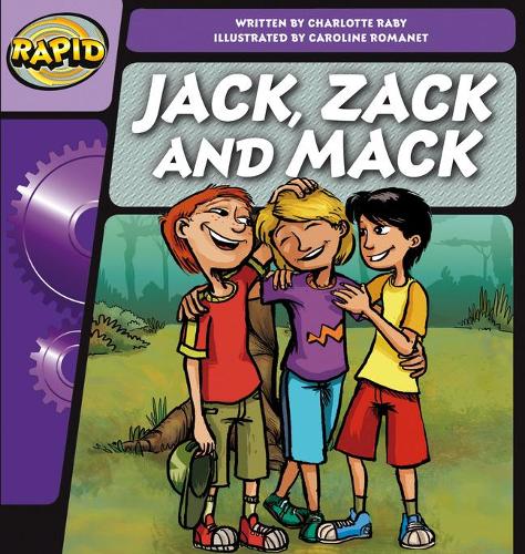 Бумажная книга «Rapid Phonics Step 2: Jack, Zack and Mack (Fiction)», автор Шарлотта Рэйби - фото №1