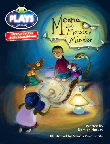 Бумажная книга «Bug Club Julia Donaldson Plays Grey/3A-4C Meena the Monster Minder», автор Дэмиан Харви - фото №1