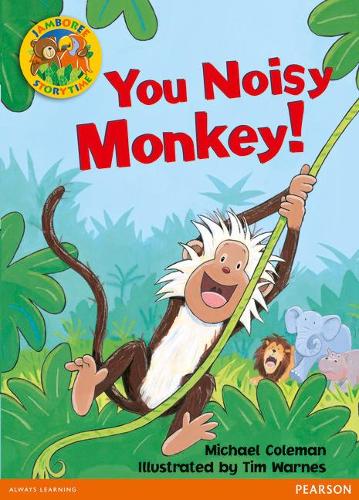 Паперова книга «Jamboree Storytime Level B: You Noisy Monkey Little Book», автор Майкл Колман - фото №1