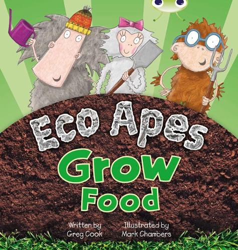 Бумажная книга «Bug Club Guided Fiction Reception Red C Eco Apes Grow Food», автор Грег Кук - фото №1