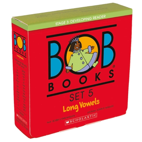 Бумажная книга «Bob Books: Set 5 Long Vowels Box Set (8 Books)», автор Бобби Линн Маслен - фото №1