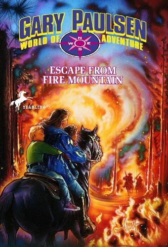 Паперова книга «Escape from Fire Mountain», автор Гарі Полсен - фото №1