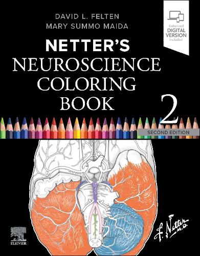 Бумажная книга «Netter's Neuroscience Coloring Book», авторов Дэвид Л. Фелтен, Мэри Суммо Мейда - фото №1