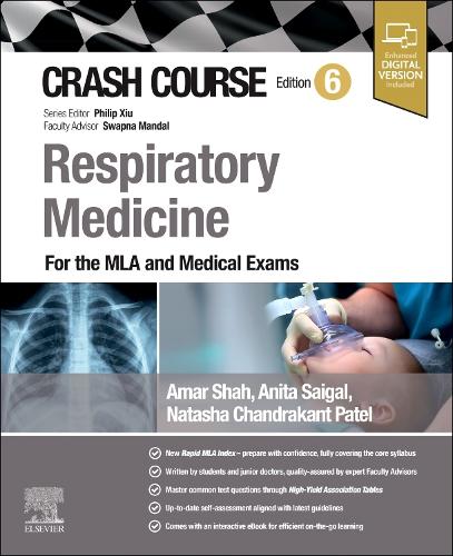 Бумажная книга «Crash Course Respiratory Medicine: For the MLA and Medical Exams», автор Амар Дж. Шах - фото №1