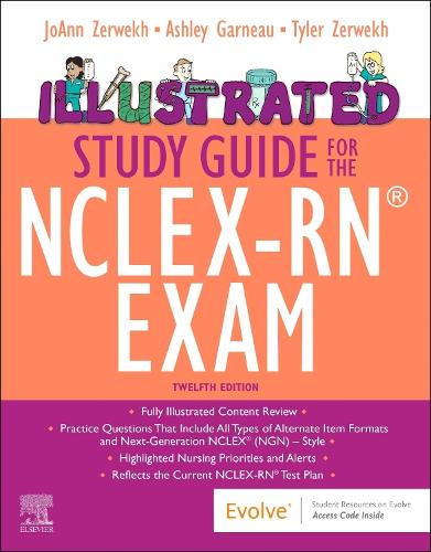 Бумажная книга «Illustrated Study Guide for the NCLEX-RN® Exam», авторов Эшли Зервек Гарно, Джоанн Зервех - фото №1