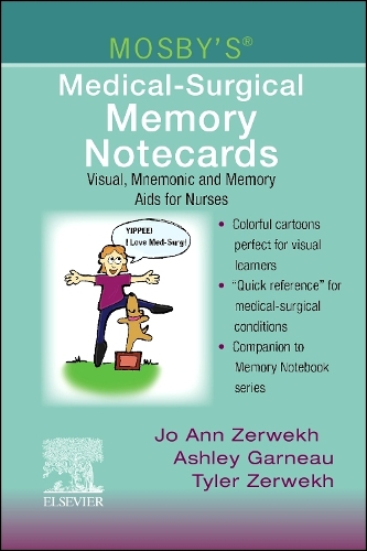 [object Object] «Mosby's Medical-Surgical Memory Notecards: Visual, Mnemonic and Memory Aids for Nurses», авторов Эшли Зервек Гарно, Джоанн Зервех - фото №1