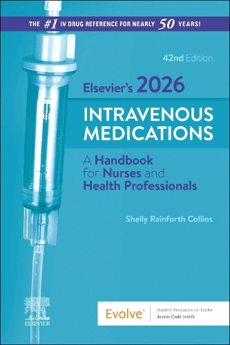 Бумажная книга «Elsevier's 2026 Intravenous Medications», автор Шелли Рейнфорт Коллинз - фото №1