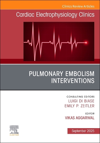 Паперова книга «Pulmonary Embolism Interventions, An Issue of Cardiac Electrophysiology Clinics» - фото №1
