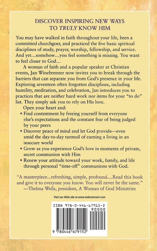 Бумажная книга «Intimate Faith. A Womans Guide to the Spiritual Disiplines», автор Ян Вайнбреннер - фото №1