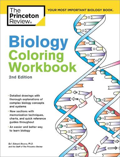 [object Object] «Biology Coloring Workbook, 2nd Edition: An Easier and Better Way to Learn Biology», авторів Едвард Алкамо, The Princeton Review - фото №1