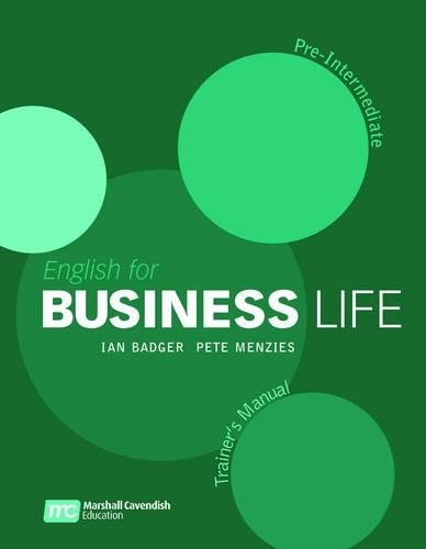 Бумажная книга «English for Business Life Pre-Intermediate: Teacher's Manual», авторов Ян Баджер, Пит Мензис - фото №1
