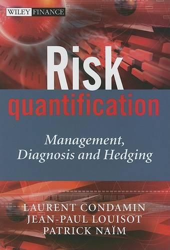 Паперова книга «Risk Quantification: Management, Diagnosis and Hedging», авторів Жан-Поль Луїзо, Лоран Кондамін, Патрік Наїм - фото №1