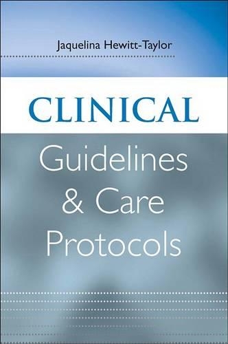 Паперова книга «Clinical Guidelines and Care Protocols», автор Джакі Г'юітт-Тейлор - фото №1