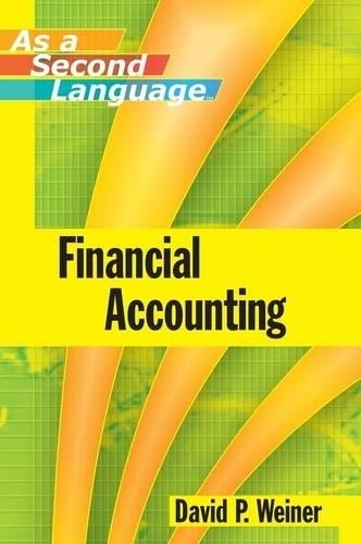 Паперова книга «Financial Accounting as a Second Language», автор Девід П. Вайнер - фото №1