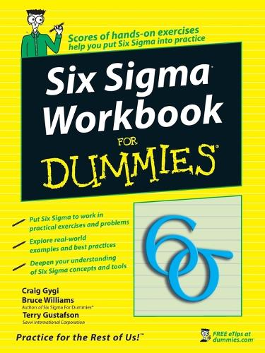 Паперова книга «Six Sigma Workbook For Dummies», авторів Брюс Уільямс, Крейг Гігі, Террі Гастафсон - фото №1