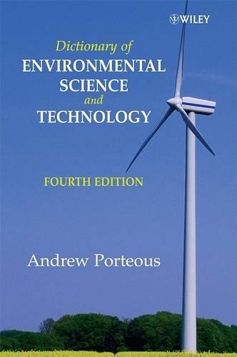 Бумажная книга «Dictionary of Environmental Science and Technology», автор Эндрю Портоус - фото №1