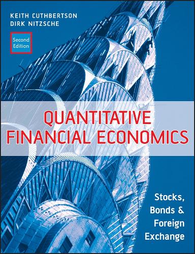 Бумажная книга «Quantitative Financial Economics: Stocks, Bonds and Foreign Exchange», авторов Дирк Ницше, Кит Катбертсон - фото №1