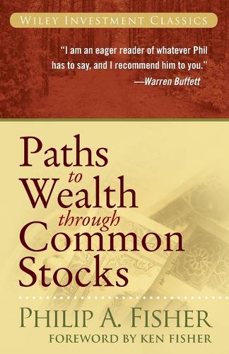 Паперова книга «Paths to Wealth Through Common Stocks», автор Філіп А. Фішер - фото №1