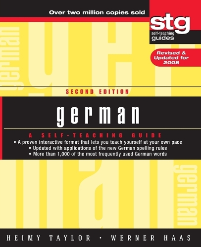 Паперова книга «German: A Self-Teaching Guide», авторів Хеймі Тейлор, Вернер Хаас - фото №1