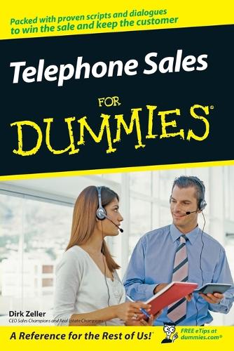 Паперова книга «Telephone Sales For Dummies», автор Дірк Целлер - фото №1