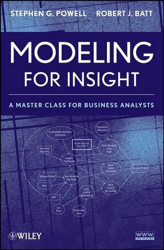 Паперова книга «Modeling for Insight: A Master Class for Business Analysts», авторів Роберт Дж. Батт, Стівен Г. Пауелл - фото №1