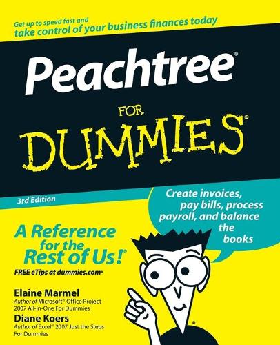 Бумажная книга «Peachtree For Dummies», авторов Дайан Куэрс, Элейн Мармел - фото №1