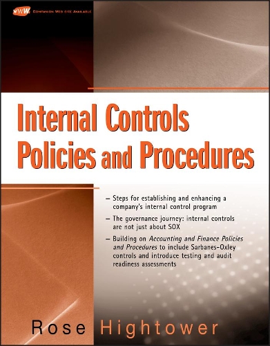 Паперова книга «Internal Controls Policies and Procedures», автор Роуз Хайтауер - фото №1