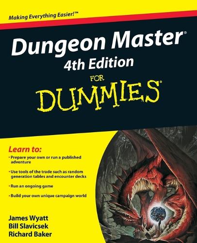 Бумажная книга «Dungeon Master For Dummies», авторов Билл Славичек, Джеймс Уайатт, Ричард Бейкер - фото №1