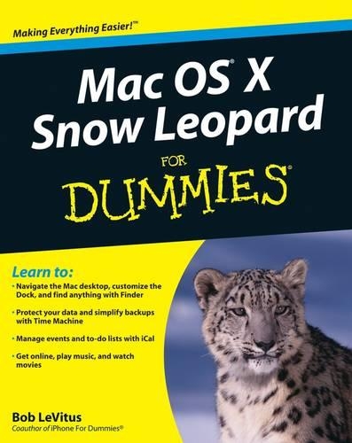 [object Object] «Mac OS X Snow Leopard For Dummies», автор Боб Левітус - фото №1
