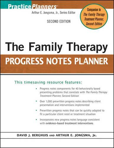Бумажная книга «The Family Therapy Progress Notes Planner», авторов Артур Э. Джонгсма, мл., Гастон Леру - фото №1