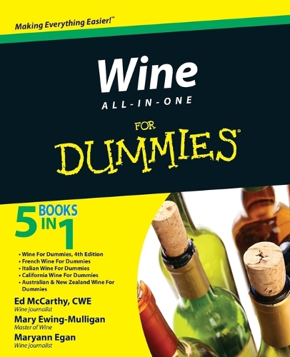 Паперова книга «Wine All-in-One For Dummies», авторів Ед Маккарті, Мері Юінг-Малліган, Меріенн Іган - фото №1