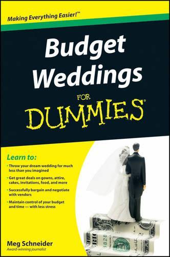 Паперова книга «Budget Weddings For Dummies», автор Мег Шнайдер - фото №1