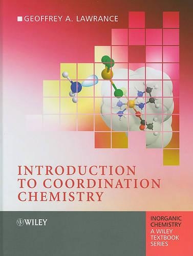 Паперова книга «Introduction to Coordination Chemistry», автор Джеффрі А. Лоуренс - фото №1