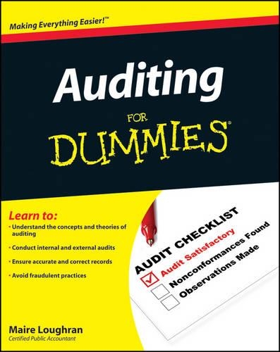 Паперова книга «Auditing For Dummies», автор Мейр Лафран - фото №1