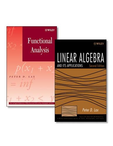 Бумажная книга «Linear Algebra and Its Applications, 2e + Functional Analysis Set», автор Питер Д. Лакс - фото №1