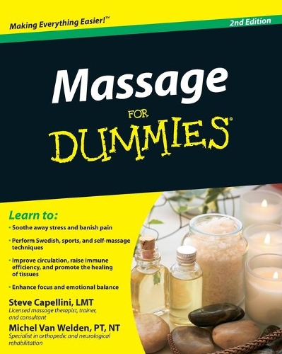 Паперова книга «Massage For Dummies», авторів Мішель Ван Велден, Стів Капелліні - фото №1
