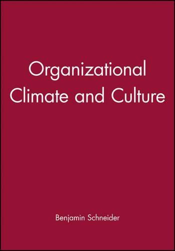 Бумажная книга «Organizational Climate and Culture», автор Бенджамин Шнайдер - фото №1
