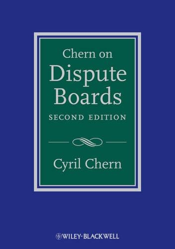 Паперова книга «Chern on Dispute Boards», автор Сиріл Черн - фото №1