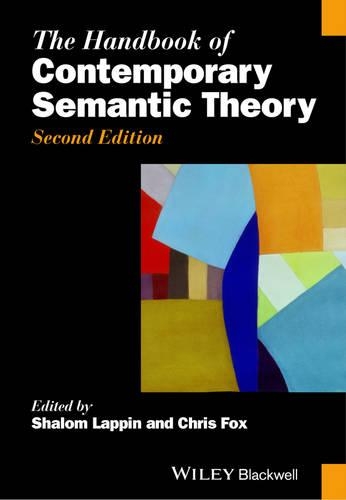 Бумажная книга «The Handbook of Contemporary Semantic Theory», автор Шалом Лаппин - фото №1