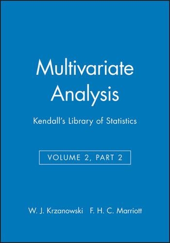 [object Object] «Multivariate Analysis, Volume 2, Part 2: Kendall's Library of Statistics», авторов Ф. Х. К. Марриотт, У. Дж. Кржановски - фото №1