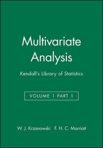 [object Object] «Multivariate Analysis, Volume 1, Part 1: Kendall's Library of Statistics», авторов Ф. Х. К. Марриотт, У. Дж. Кржановски - фото №1