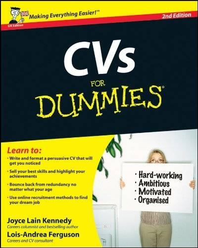 Паперова книга «CVs For Dummies», авторів Джойс Лейн-Кеннеді, Лоїс-Андреа Фергюсон - фото №1
