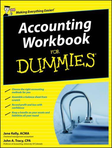 Паперова книга «Accounting Workbook For Dummies», авторів Джейн Келлі, Джон А. Трейсі - фото №1