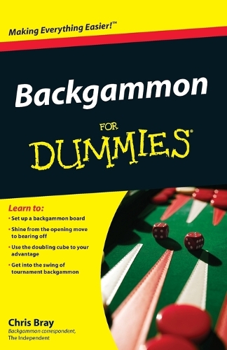 Паперова книга «Backgammon For Dummies», автор Кріс Брей - фото №1