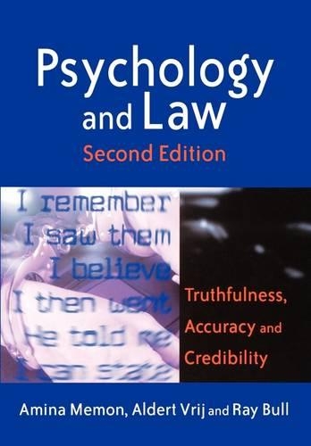 Бумажная книга «Psychology and Law: Truthfulness, Accuracy and Credibility», авторов Альдерт Врий, Амина А Мемон, Рэй Булл - фото №1