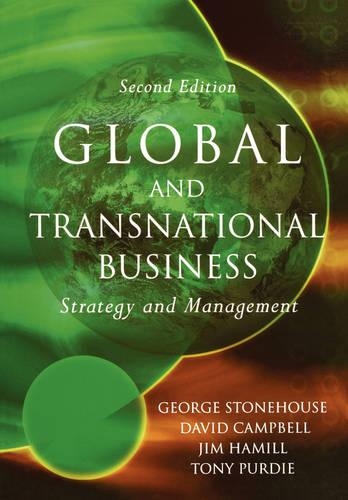 Бумажная книга «Global and Transnational Business: Strategy and Management», автор Дэвид Кэмпбелл - фото №1