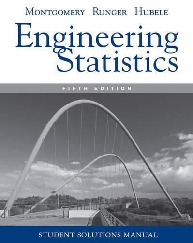 [object Object] «Manual Engineering Statistics, 5e Student Solutions», авторів Дуглас К. Монтгомері, Джордж К. Рангер, Норма Ф. Хьюбеле - фото №1