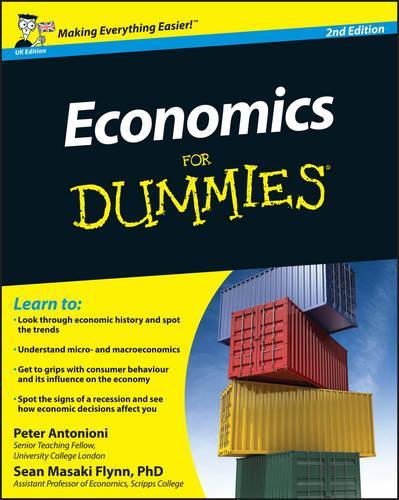 Паперова книга «Economics For Dummies», авторів Пітер Антоніоні, Шон Масакі Флінн - фото №1