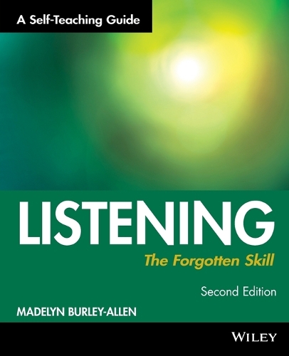 [object Object] «Listening: The Forgotten Skill: A Self-Teaching Guide», автор Мэдлин Берли-Аллен - фото №1